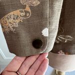 Cynthia Rowley  Deer Print Jacket Blazer Size 3 (Fits Size Small)‎ Nature Fall Photo 6