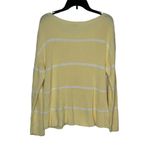 Talbots Women's Sweater Crewneck Chunky Knit Stripe Stitch Pima Cotton Large Photo 7