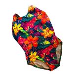 One Piece Vintage Gantner of California Tropical Floral Print Swimsuit Photo 9