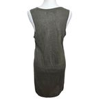 360 Sweater Italian Yarn Sweater Dresses Cut Out Sleeveless Mini Olive Linen M Green Size M Photo 5