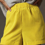 Anthropologie  Sunday in Brooklyn Vibrant Chartreuse Pocket Athletic Wind Short M Photo 0