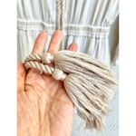 L'Academie Dolman Sleeve Striped The Alphonsine Romper White Beige Women's XS Photo 4