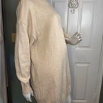 Abound  NWT Heather Beige Mini Sweater Dress Women Size Large. Photo 5