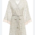 Eberjay Eberjey X Rebecca Taylor Lily Kimono Ivory Floral Robe Medium Photo 2