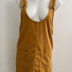 Blue Spice camel Corduroy Overall Dress Photo 4
