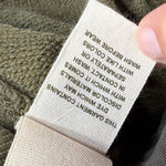 Free People  Military Jacket Womens S Olive‎ Green Quilted Moto Zip Up Photo 6