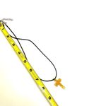 Yellow millefiori cross pendant necklace Photo 4
