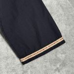 Soma Shirt Embroidered Tunic Boho Dark Bohemian Casual Black Beige Size Small Photo 5