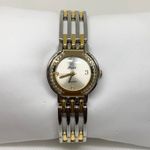 Riviera women’s wrist watches gold gold silver tone 25mm rhinestones running Photo 0