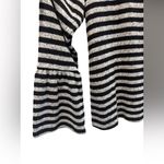 Lucky Brand  soft Black and Gray Striped Sweater bell sleeve sz s/sp Photo 2