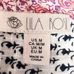 Lila Rose Sleeveless Button Up Collared Casual Shirt Size Medium Photo 5