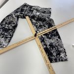 Calvin Klein  Performance Leggings Womens‎ Large Black White Print Athletic Crop Photo 7