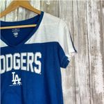 MLB Dodgers Blue Baseball Tee Women’s Size M Size M Photo 2
