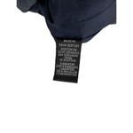 ML Monique Lhuillier Dress Womens 6 Ruched Strapless Cationic Chiffon Navy Blue Photo 4