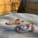 Gentle Souls  Lori X-band Leather Sandal‎ In Rose Gold size 7 Photo 3