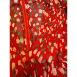 The Kooples Red Floral Long Sleeve Ruffle Mini Dress – Size 1 (S/US 4) Photo 4