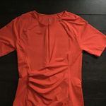 Athleta  ORANGE RUCHED YOGA ATHLETIC TOP. M Photo 0