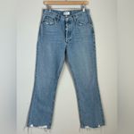 AGOLDE  Mid Rise Straight Leg Boot Cut Jeans Size 28 Organic Cotton Photo 1