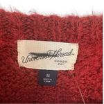 Universal Thread Women's Cable Knit Crewneck Pullover Sweater Red Photo 3
