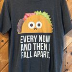 Taco Tuesday “every now and then I fall apart” unisex tshirt Gray Size XL Photo 1