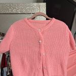 SheIn Pink short sleeve cardigan Photo 1