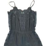 Cami NYC Rosalie Lace-Trimmed Silk Wide Leg Jumpsuit in Black Photo 4