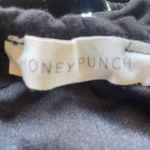Honey Punch Metallic Star Print Off Shoulder Crop Top Photo 4