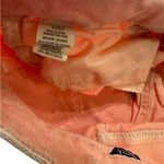 American Eagle Pink Distressed Denim Shorts super short low rise Photo 2