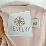 Revelry Zoe Chiffon Dress Size 10 Bridesmaid Criss Cross Empire Waist Wedding Pink Photo 10