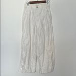 Madewell Cotton-Linen Pleated Wide-Leg Pants White Lighthouse Size 2 Photo 1