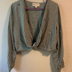 Wildfox  Gray Starry Twist Blouse Photo 0