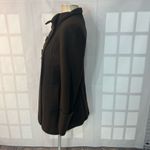 Michael Kors Michael Brown Double Breasted Wool Blend Lined Peacoat Size Medium Photo 6