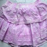Love Shack Fancy Ruffle Mini Skirt Photo 1