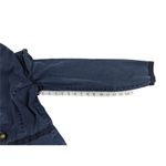 Women's Denim Blue Cotton Gold Button Front Sz. 6 Jacket 11g Photo 3