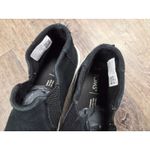 Toms  Bryce Black Leather Suede Pull On Rounded Toe Low Top Sneakers Shoes 7.5 Photo 4