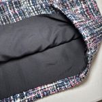 Ann Taylor  Loft NWT Black Blue Pink‎ Tweed Straight Skirt 16 Lined Workwear Photo 5