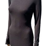 Kendall + Kylie Black Mesh Open Back Long Sleeve Dress Size Small Photo 21