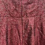 Monique Lhuillier ML Red Metallic High Low Gown Size 6 US $595 Photo 11