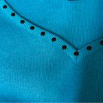 Ming Wang  Turquoise Aqua Embellished Sleeveless Top Sz XS NWT Photo 6