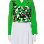 Christian Dior RUNWAY $5.5K NWT. Printed Biker Jacket Size FR 36 / US 4 Photo 10