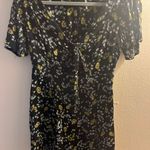 Free People Black Jinx Sunflower Tie Romper Photo 2