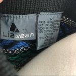 Liz Wear Claiborne Vintage Ski Sweater Womens Medium Black Photo 5