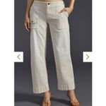 Pilcro Wide Leg Cargo Pants Utility Pockets Neutral Trousers‎ Photo 1