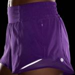 Lululemon  Hotty Hot High-Rise Lined Short 2.5" College Purple Size 4 Photo 0