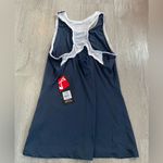 Athletic DNA Navy Blue Mesh Racerback Workout Tennis Tank size Medium Photo 4