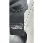 7 For All Mankind  Black Faux Leather Puff Sleeve Smocked Mini Dress Sz M NWT Photo 6