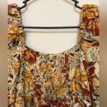 & Other Stories NWT & Other Stories mini smock dress w/ volume sleeves in autumnal floral Size 4 Photo 4