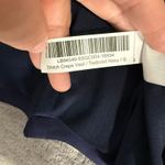 Quince  Stretch Crepe Vest, Textured Navy, S Photo 4