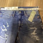 H&M  Women’s Distressed Blue Jean Shorts Size 30 – Trendy NWT‎ Photo 3