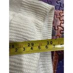 Armani Exchange AX  Linen Top For Women V Neck Long Sleeves Collared Sz 2XL White Photo 6